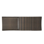 Ensemble de chaises longues d'extérieur en osier Roomfitters, chaises longues inclinables réglables, rotin résistant aux intempéries