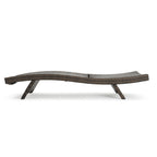 Ensemble de chaises longues d'extérieur en osier Roomfitters, chaises longues inclinables réglables, rotin résistant aux intempéries