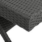 Ensemble de chaises longues d'extérieur en osier Roomfitters, chaises longues inclinables réglables, rotin résistant aux intempéries
