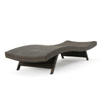 Ensemble de chaises longues d'extérieur en osier Roomfitters, chaises longues inclinables réglables, rotin résistant aux intempéries