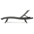Ensemble de chaises longues d'extérieur en osier Roomfitters, chaises longues inclinables réglables, rotin résistant aux intempéries
