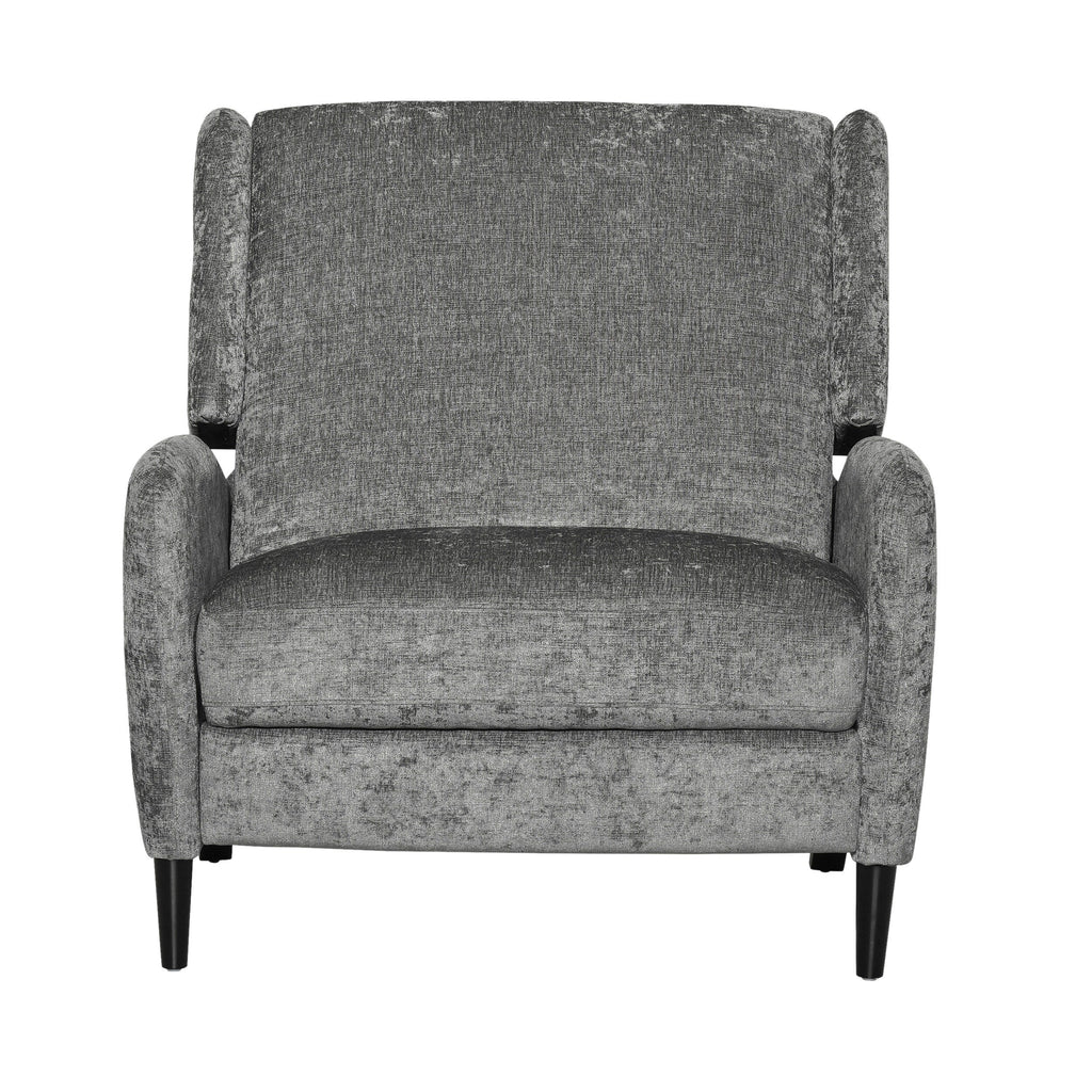 Fauteuil inclinable surdimensionné en tissu texturé Roomfitters, confortable pour le salon