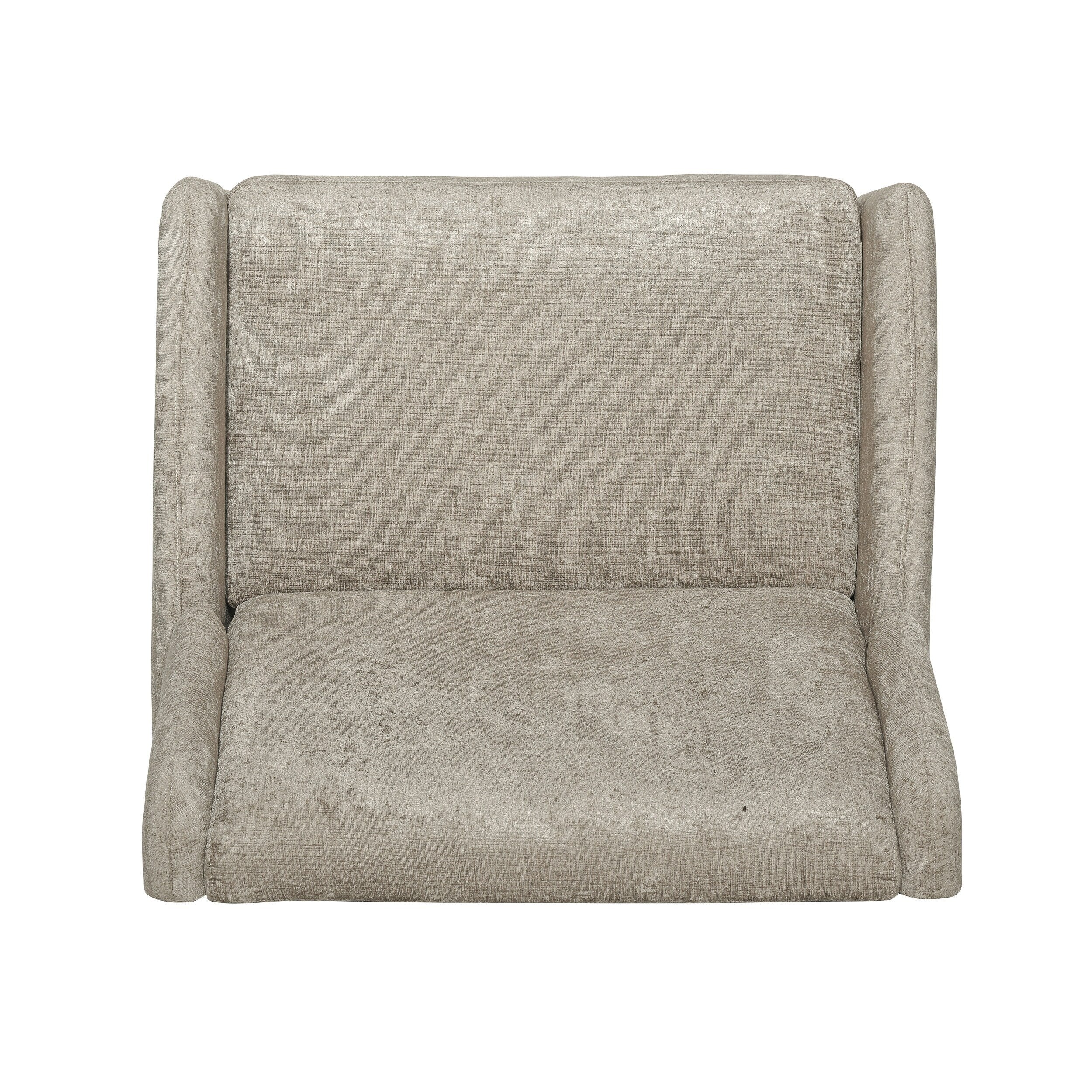 Fauteuil inclinable surdimensionné en tissu texturé Roomfitters, confortable pour le salon