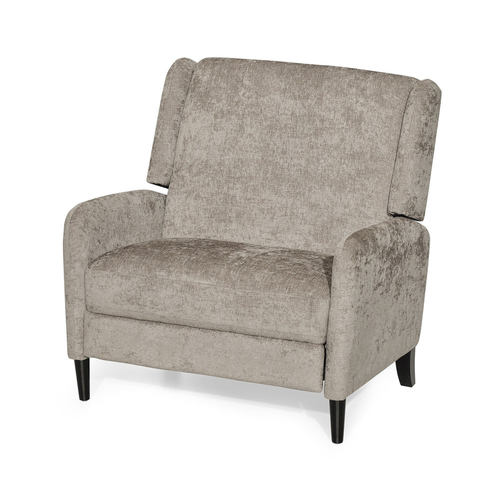 Fauteuil inclinable surdimensionné en tissu texturé Roomfitters, confortable pour le salon
