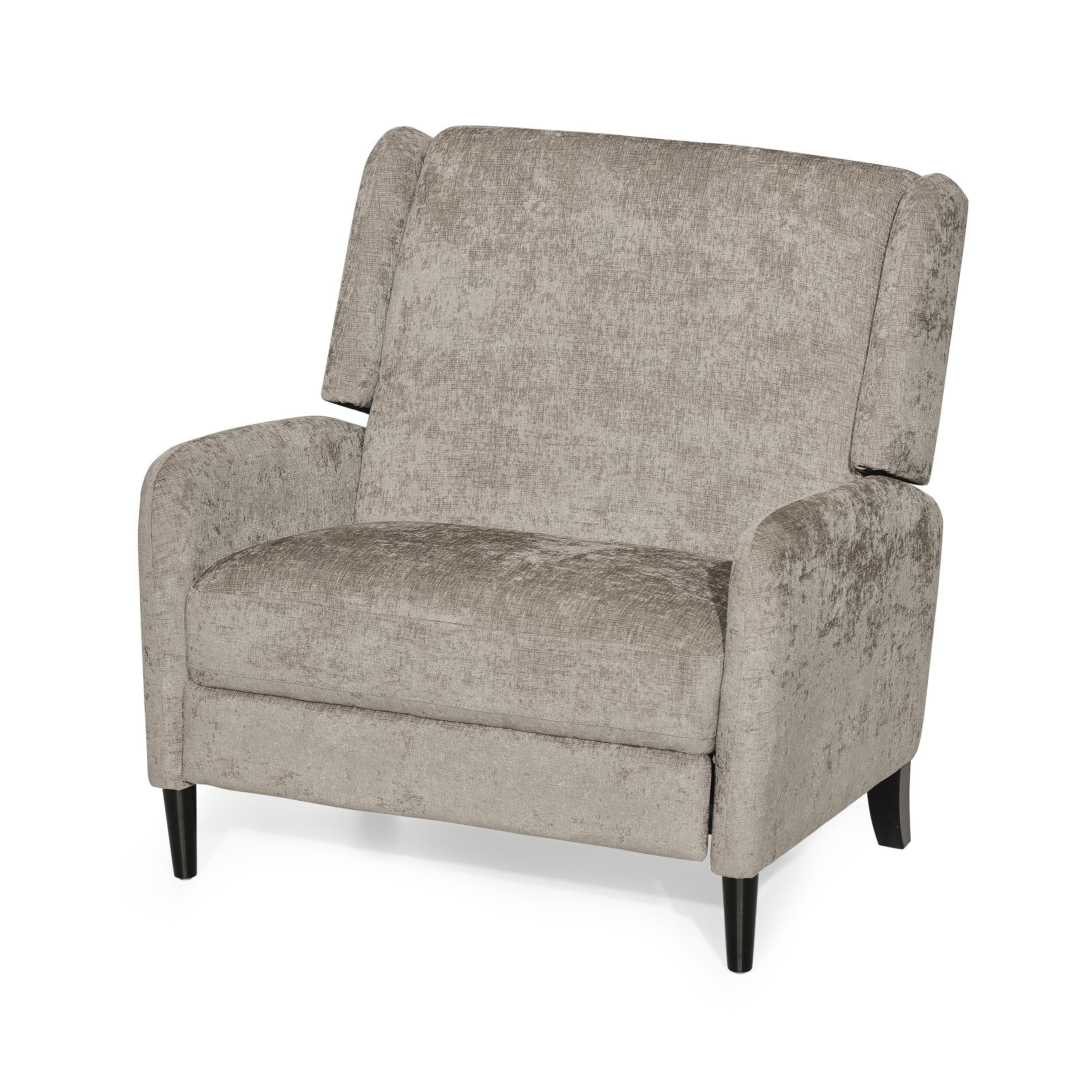 Fauteuil inclinable surdimensionné en tissu texturé Roomfitters, confortable pour le salon