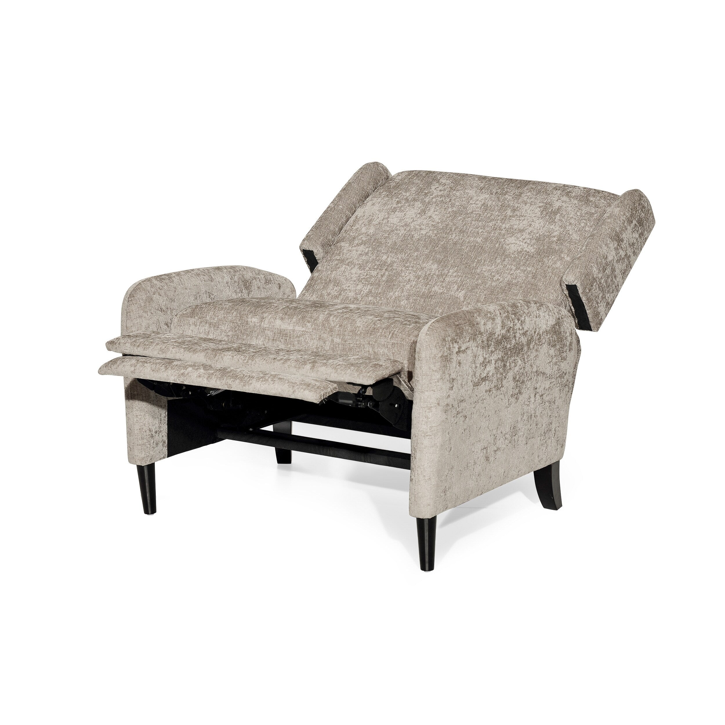 Fauteuil inclinable surdimensionné en tissu texturé Roomfitters, confortable pour le salon