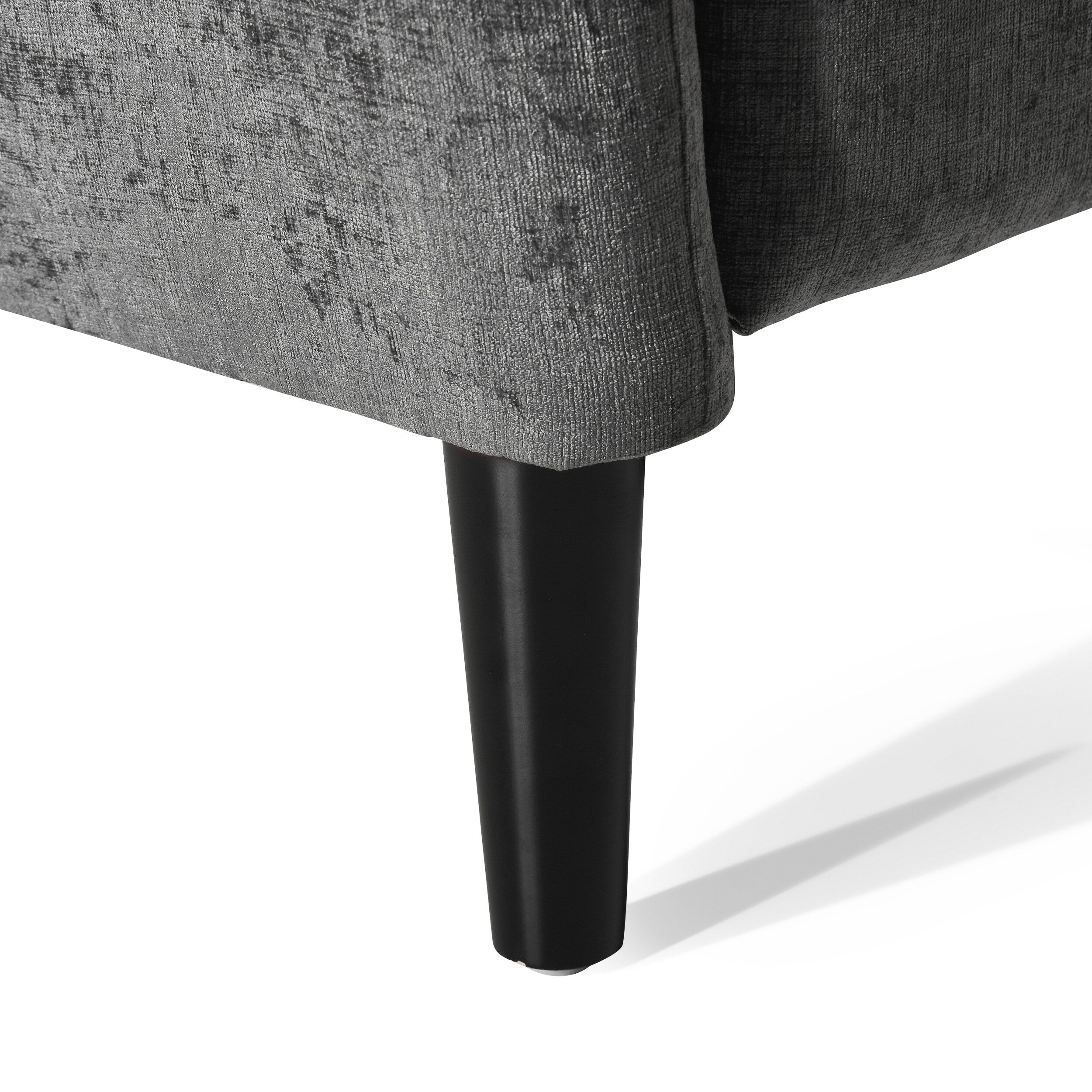 Fauteuil inclinable surdimensionné en tissu texturé Roomfitters, confortable pour le salon