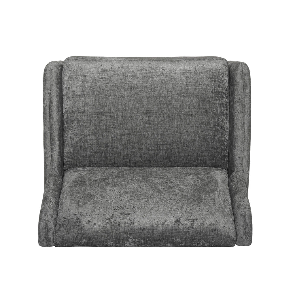 Fauteuil inclinable surdimensionné en tissu texturé Roomfitters, confortable pour le salon