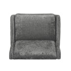 Fauteuil inclinable surdimensionné en tissu texturé Roomfitters, confortable pour le salon