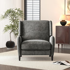 Fauteuil inclinable surdimensionné en tissu texturé Roomfitters, confortable pour le salon