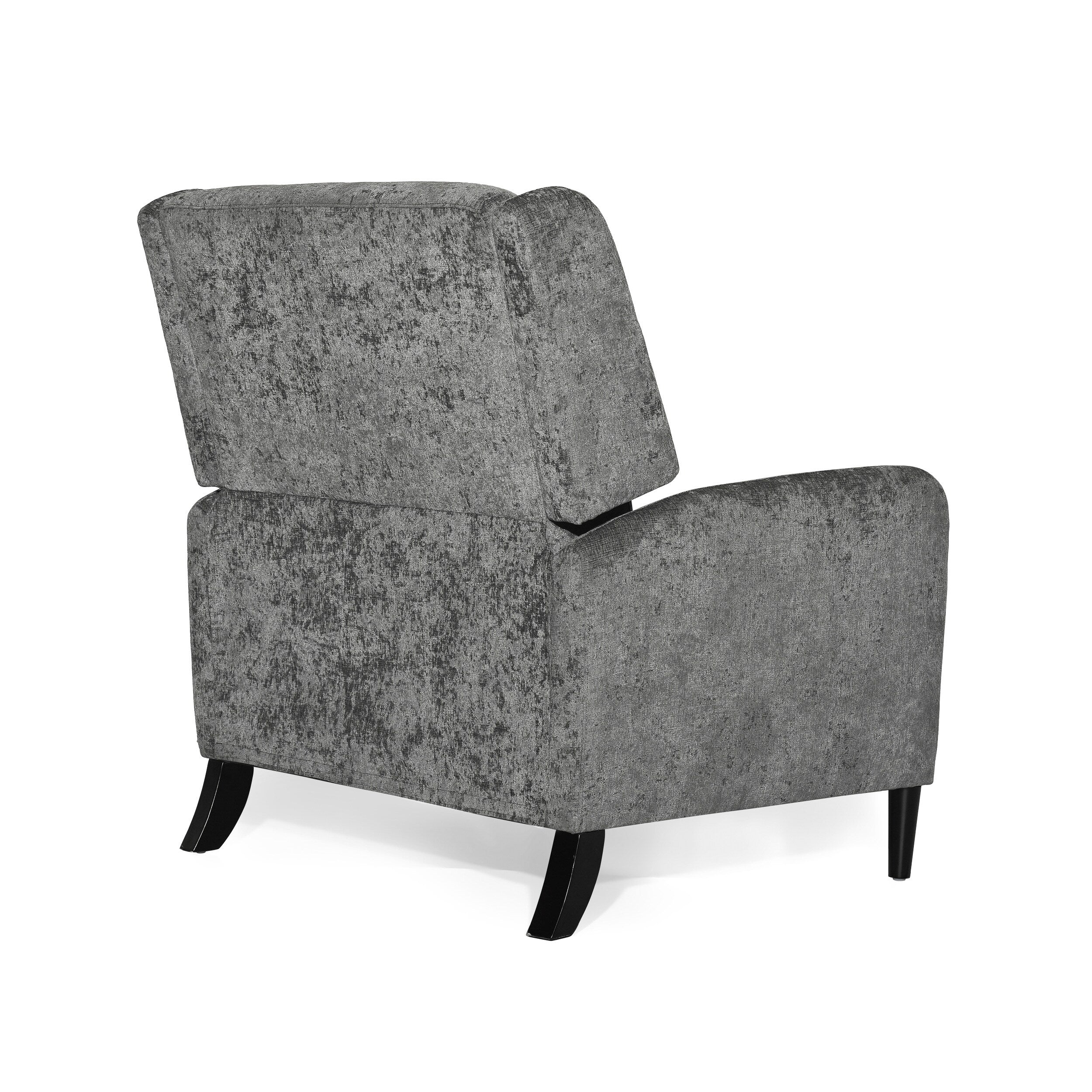 Fauteuil inclinable surdimensionné en tissu texturé Roomfitters, confortable pour le salon