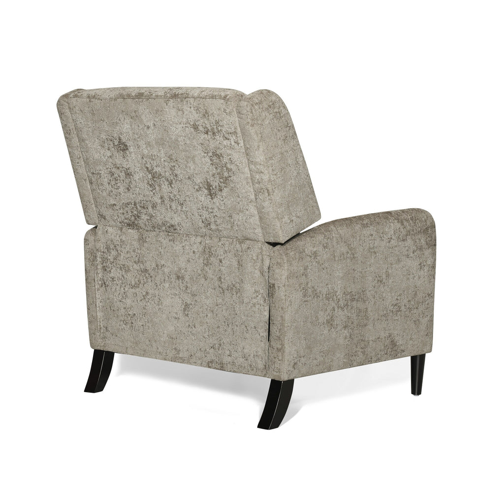 Fauteuil inclinable surdimensionné en tissu texturé Roomfitters, confortable pour le salon
