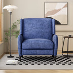 Fauteuil inclinable surdimensionné en tissu texturé Roomfitters, confortable pour le salon