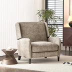 Fauteuil inclinable surdimensionné en tissu texturé Roomfitters, confortable pour le salon