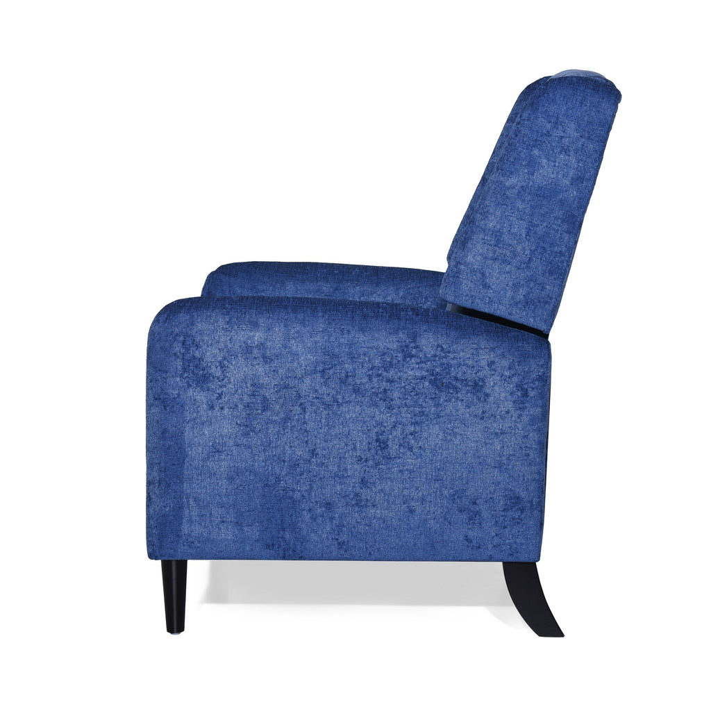 Fauteuil inclinable surdimensionné en tissu texturé Roomfitters, confortable pour le salon