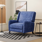 Fauteuil inclinable surdimensionné en tissu texturé Roomfitters, confortable pour le salon