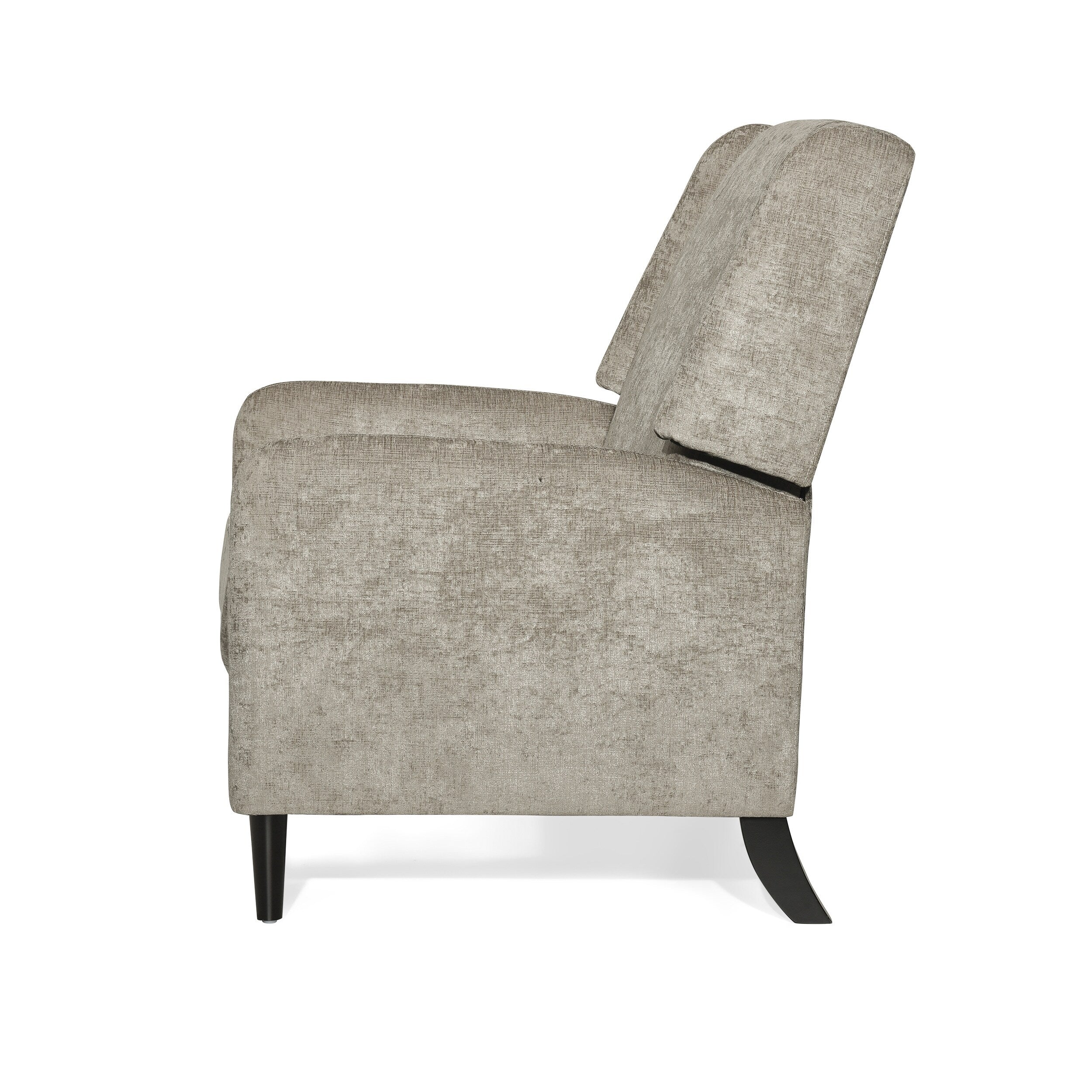 Fauteuil inclinable surdimensionné en tissu texturé Roomfitters, confortable pour le salon