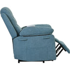 Fauteuil inclinable massant et releveur électrique Roomfitters avec chaleur apaisante, modes de massage réglables et options d'inclinaison infinies