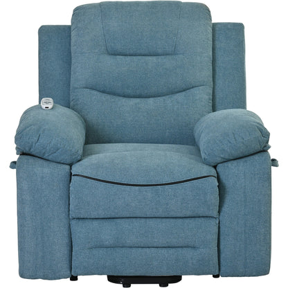 Fauteuil inclinable massant et releveur électrique Roomfitters avec chaleur apaisante, modes de massage réglables et options d'inclinaison infinies