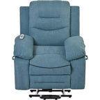 Fauteuil inclinable massant et releveur électrique Roomfitters avec chaleur apaisante, modes de massage réglables et options d'inclinaison infinies