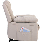 Fauteuil inclinable massant et releveur électrique Roomfitters avec chaleur apaisante, modes de massage réglables et options d'inclinaison infinies