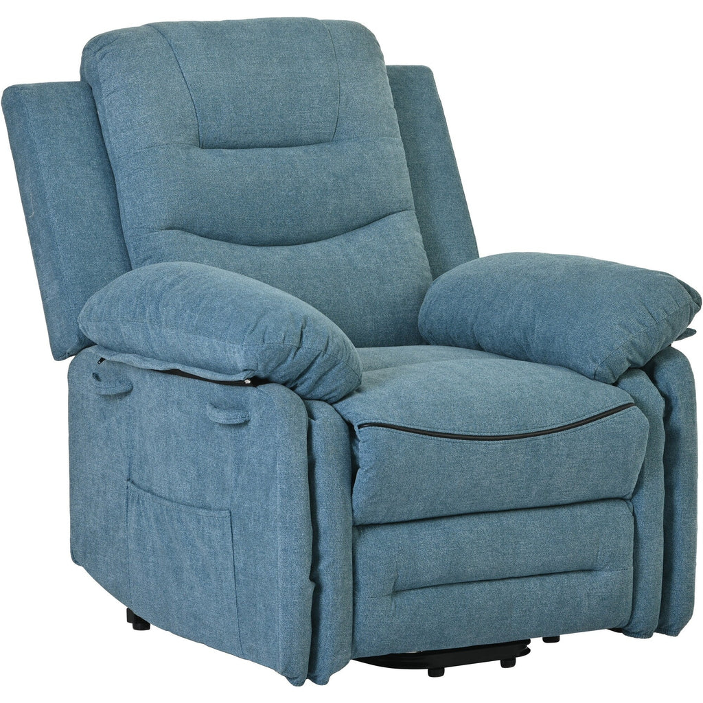 Fauteuil inclinable massant et releveur électrique Roomfitters avec chaleur apaisante, modes de massage réglables et options d'inclinaison infinies