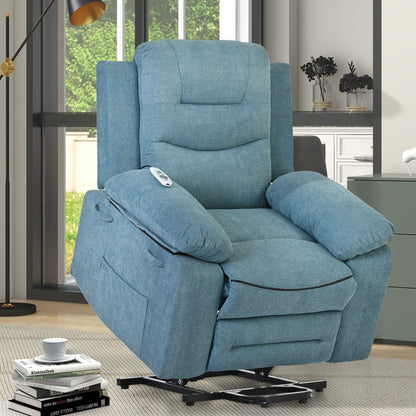 Fauteuil inclinable massant et releveur électrique Roomfitters avec chaleur apaisante, modes de massage réglables et options d'inclinaison infinies