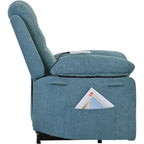 Fauteuil inclinable massant et releveur électrique Roomfitters avec chaleur apaisante, modes de massage réglables et options d'inclinaison infinies