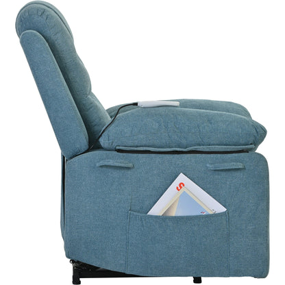 Fauteuil inclinable massant et releveur électrique Roomfitters avec chaleur apaisante, modes de massage réglables et options d'inclinaison infinies