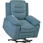 Fauteuil inclinable massant et releveur électrique Roomfitters avec chaleur apaisante, modes de massage réglables et options d'inclinaison infinies