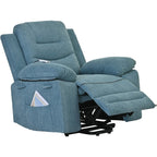 Fauteuil inclinable massant et releveur électrique Roomfitters avec chaleur apaisante, modes de massage réglables et options d'inclinaison infinies