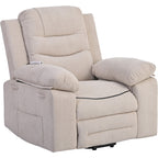 Fauteuil inclinable massant et releveur électrique Roomfitters avec chaleur apaisante, modes de massage réglables et options d'inclinaison infinies