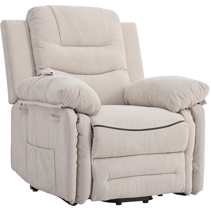 Fauteuil inclinable massant et releveur électrique Roomfitters avec chaleur apaisante, modes de massage réglables et options d'inclinaison infinies