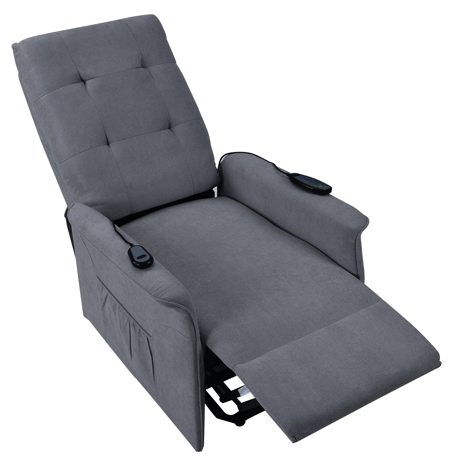 Fauteuil inclinable électrique Roomfitters avec massage réglable et mécanisme de levage en douceur