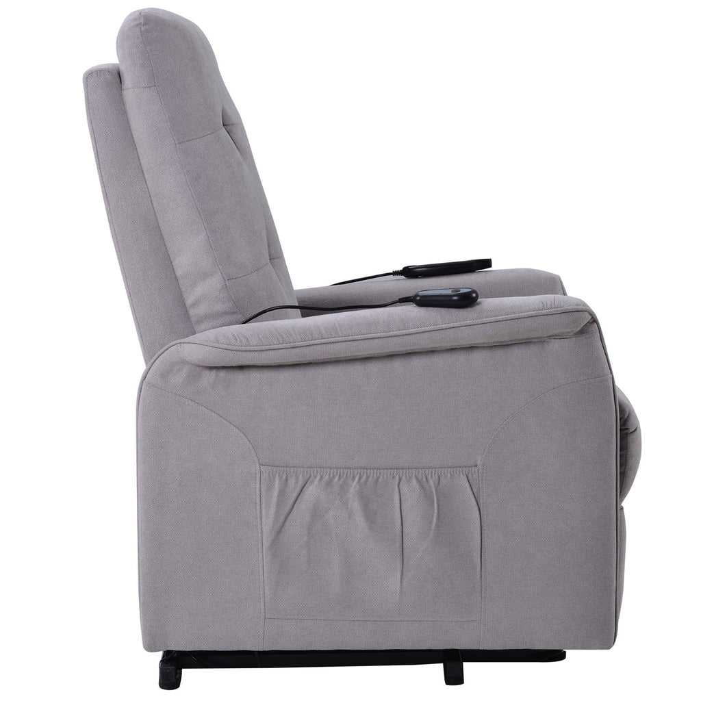 Fauteuil inclinable électrique Roomfitters avec massage réglable et mécanisme de levage en douceur