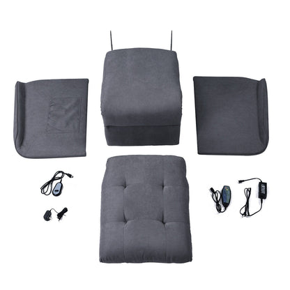 Fauteuil inclinable électrique Roomfitters avec massage réglable et mécanisme de levage en douceur