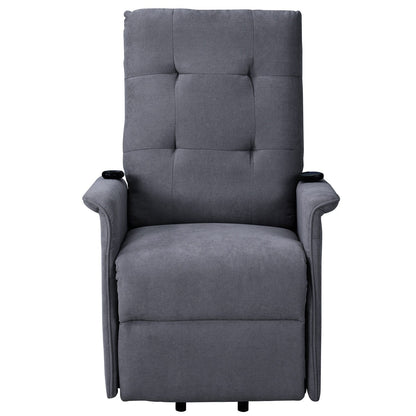 Fauteuil inclinable électrique Roomfitters avec massage réglable et mécanisme de levage en douceur