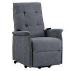 Fauteuil inclinable électrique Roomfitters avec massage réglable et mécanisme de levage en douceur