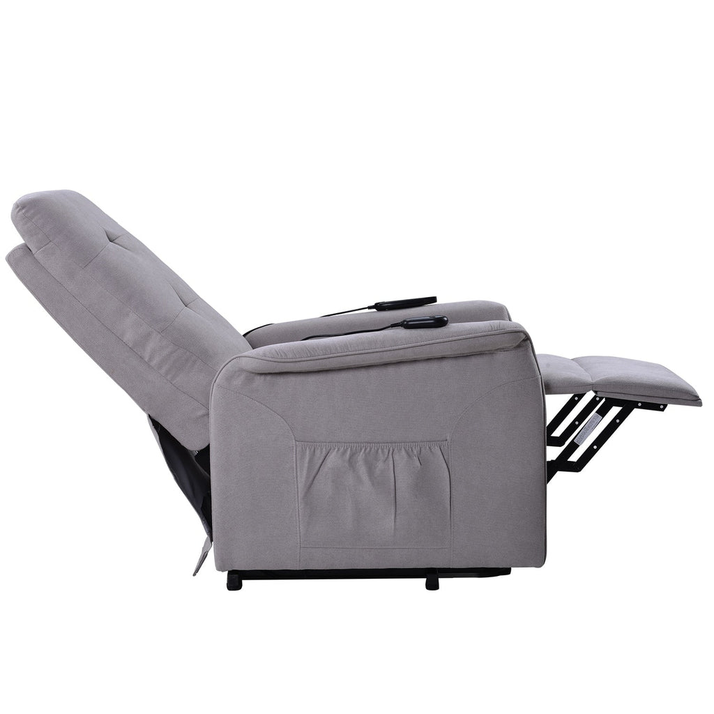 Fauteuil inclinable électrique Roomfitters avec massage réglable et mécanisme de levage en douceur