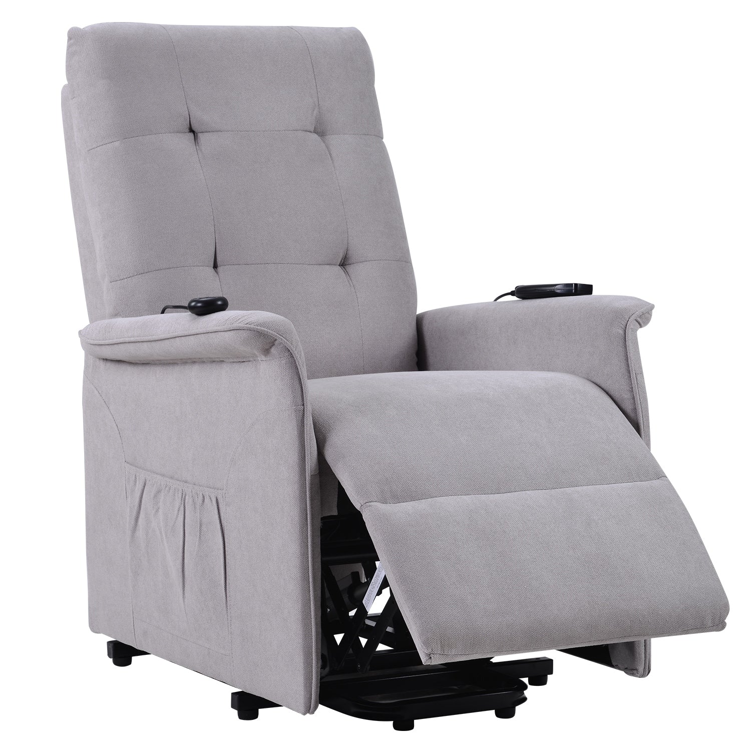 Fauteuil inclinable électrique Roomfitters avec massage réglable et mécanisme de levage en douceur