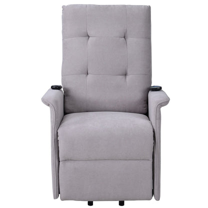 Fauteuil inclinable électrique Roomfitters avec massage réglable et mécanisme de levage en douceur
