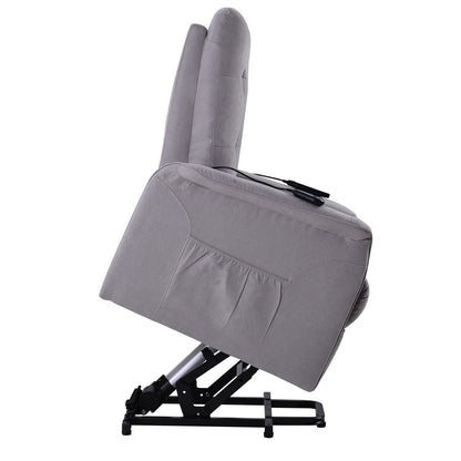 Fauteuil inclinable électrique Roomfitters avec massage réglable et mécanisme de levage en douceur