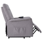 Fauteuil inclinable électrique Roomfitters avec massage réglable et mécanisme de levage en douceur