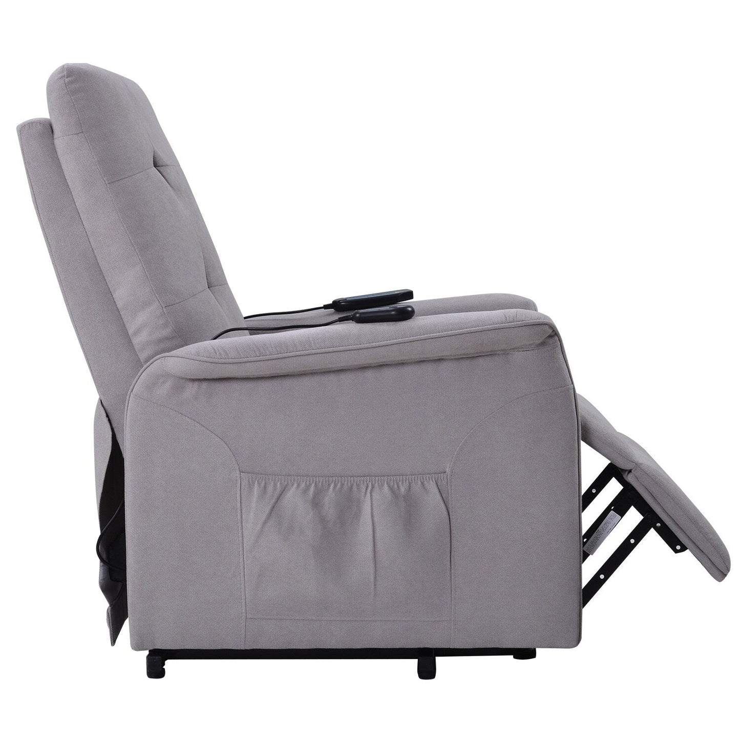 Fauteuil inclinable électrique Roomfitters avec massage réglable et mécanisme de levage en douceur