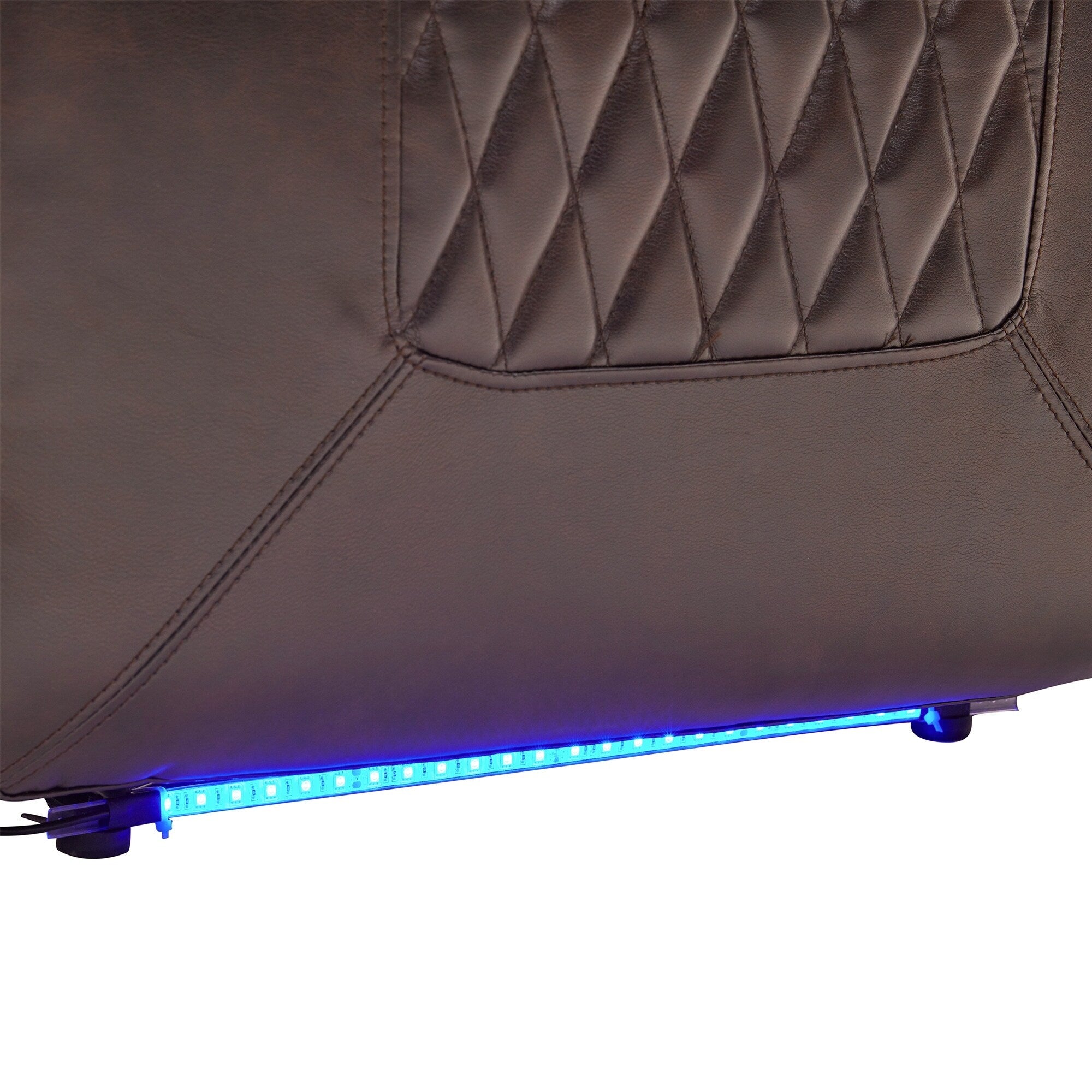 Fauteuil inclinable électrique Roomfitters avec ports de chargement USB, rangement dissimulé des accoudoirs, deux porte-gobelets et plateau pivotant à 360°