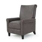 Fauteuil inclinable à dossier relevable Roomfitters avec accoudoirs roulés et siège rembourré pour salon ou bureau