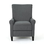Fauteuil inclinable à dossier relevable Roomfitters avec accoudoirs roulés et siège rembourré pour salon ou bureau