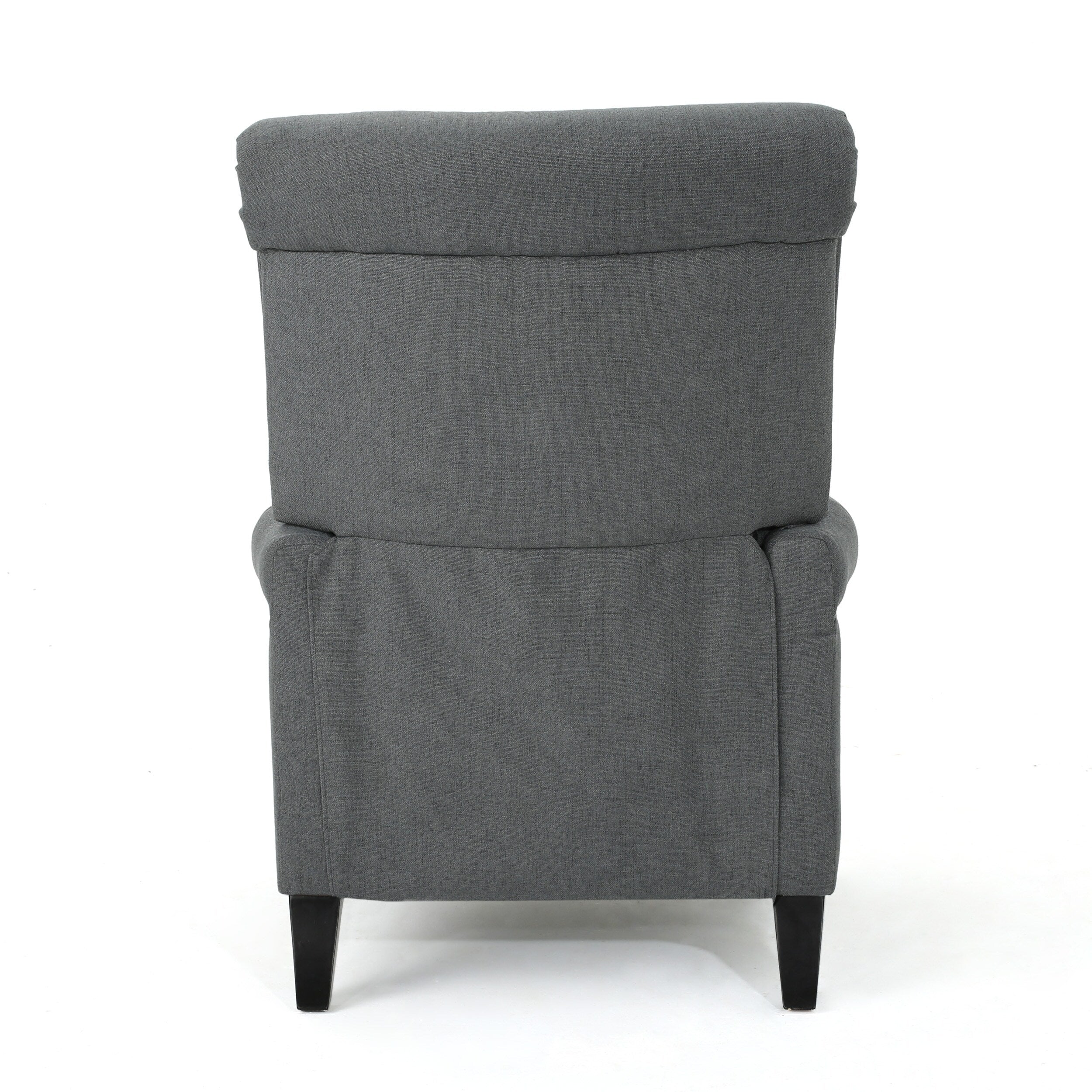 Fauteuil inclinable à dossier relevable Roomfitters avec accoudoirs roulés et siège rembourré pour salon ou bureau
