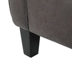 Fauteuil inclinable à dossier relevable Roomfitters avec accoudoirs roulés et siège rembourré pour salon ou bureau