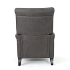 Fauteuil inclinable à dossier relevable Roomfitters avec accoudoirs roulés et siège rembourré pour salon ou bureau